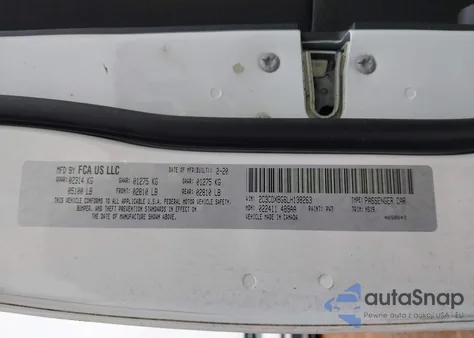 2020 Dodge Charger Sxt Rwd from USA, damaged, VIN 2C3CDXBG6LH138263